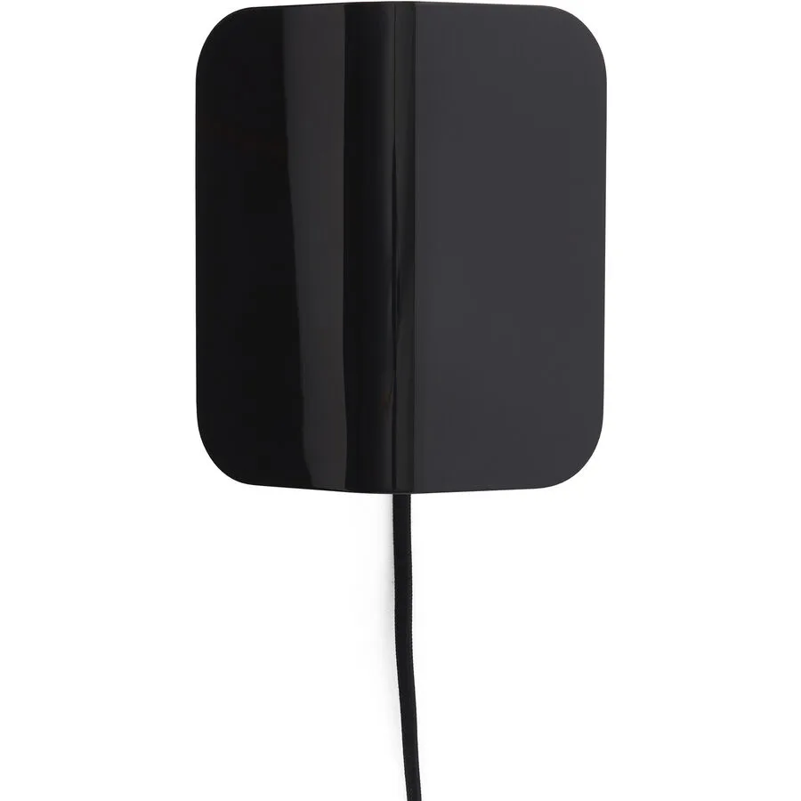 Designer-Wandlampe HAY Apex E14 schwarz D 16 cm