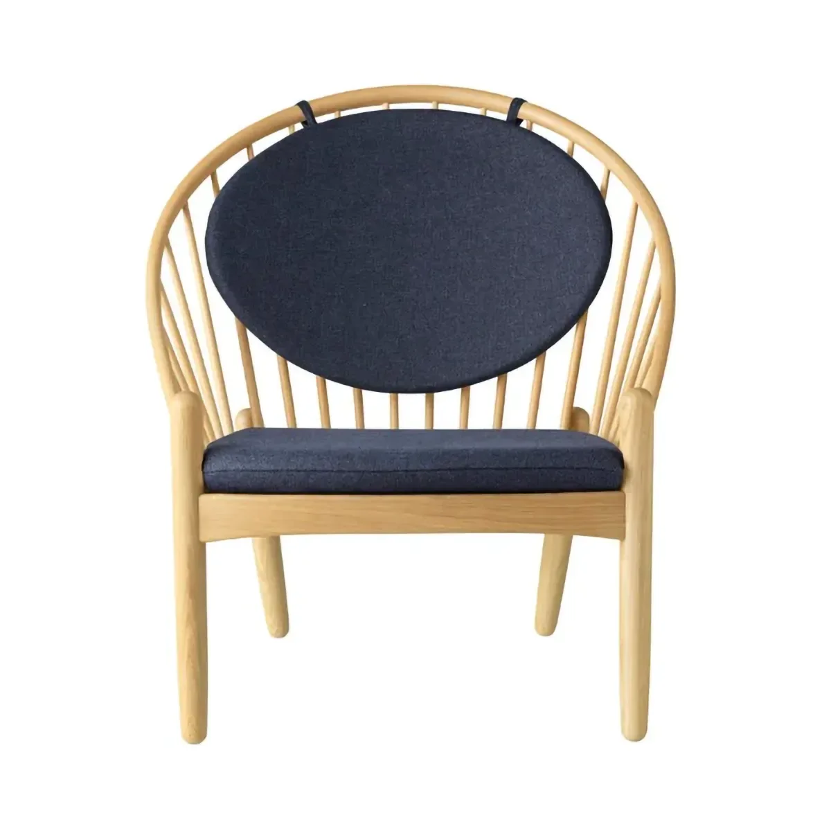 FDB Møbler J166 Jørna Stuhl Oak lacquered-dark blue