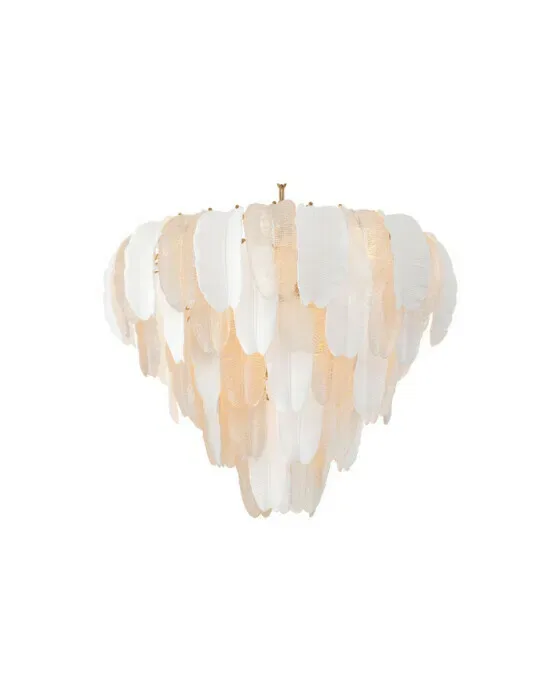 Saint Lucia Chandelier Antique Brass L