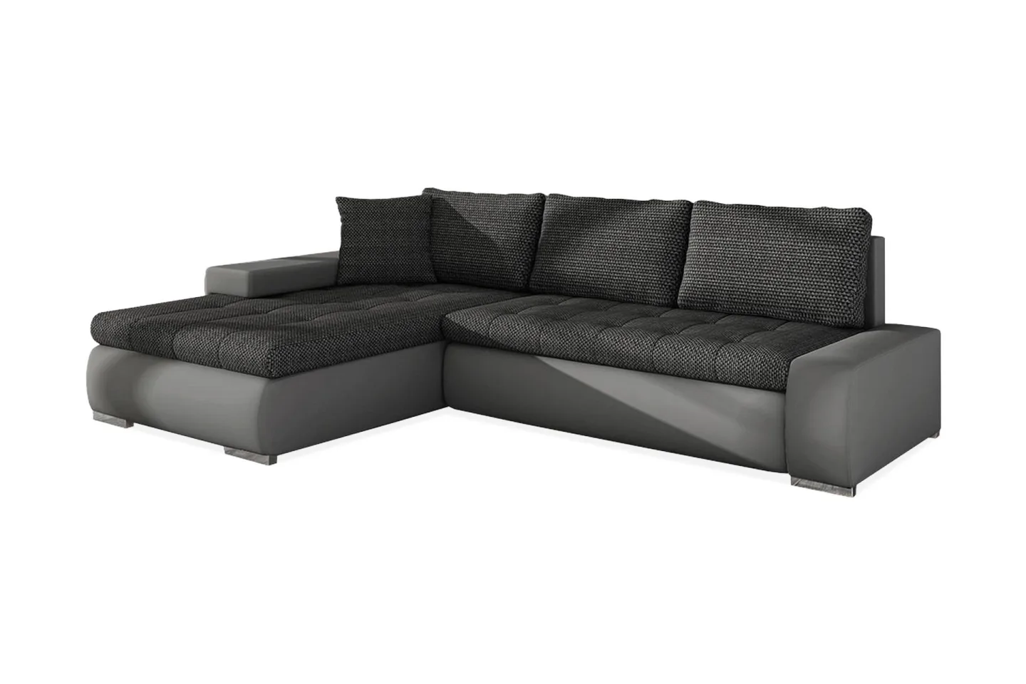 Cerys Divanbäddsoffa 265x185x85 cm Universal - Grå