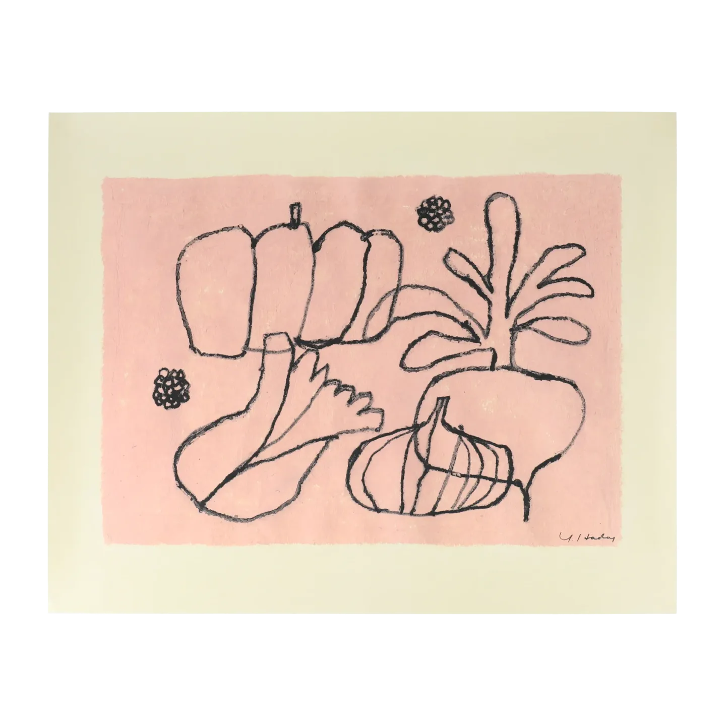 Fine Little Day Vegetable Poster 40 x 50cm