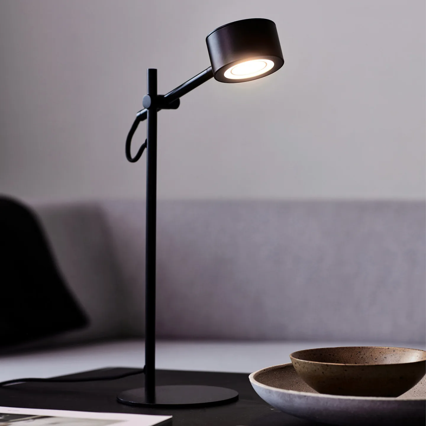 Clyde LED Tischleuchte Black - Nordlux - Wohnzimmer - Modern - Metall
