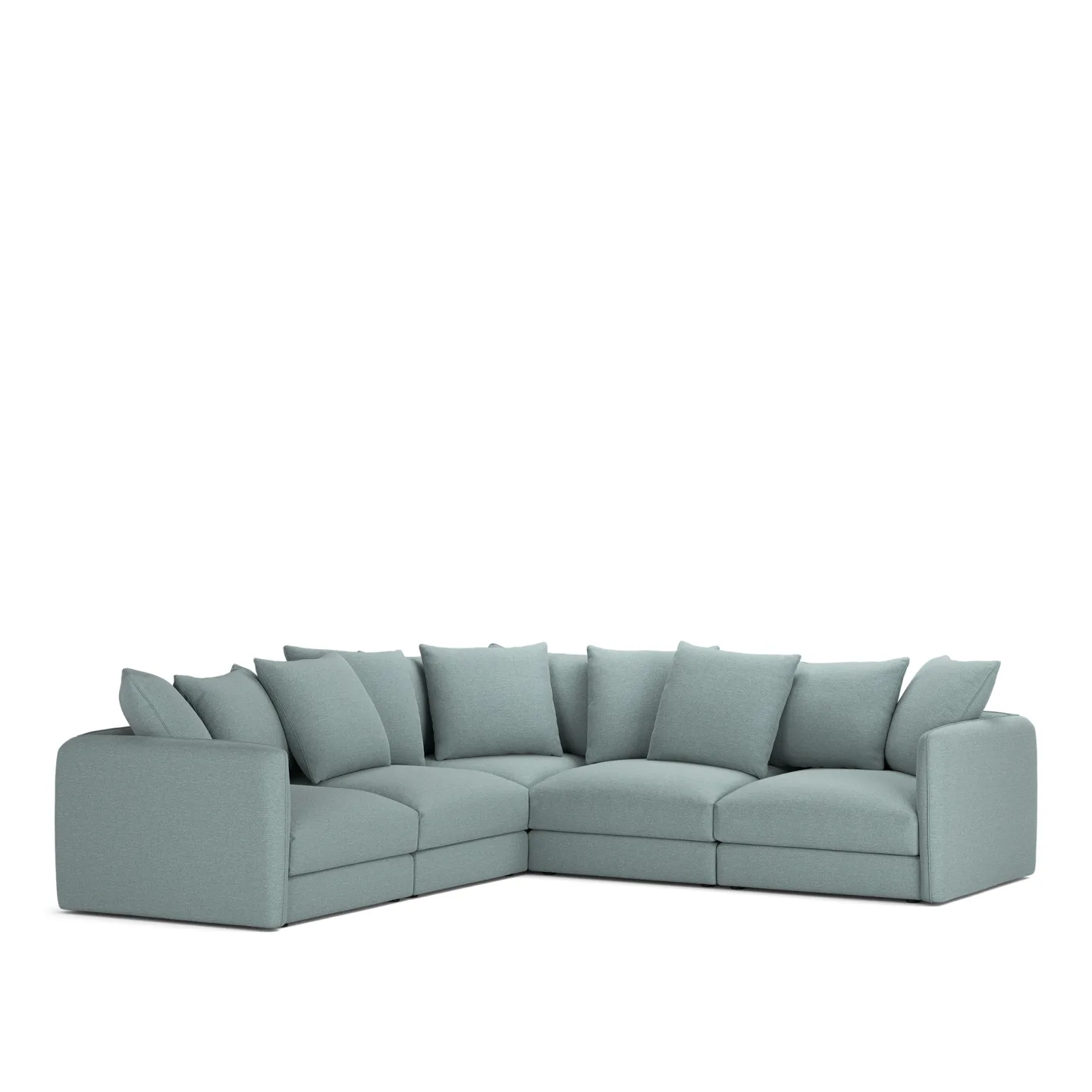 NOGA - Pavarotti 5-Seater Corner, Removable Cover, Cushion Variant 01, Lario 12 - Soffor - Blå