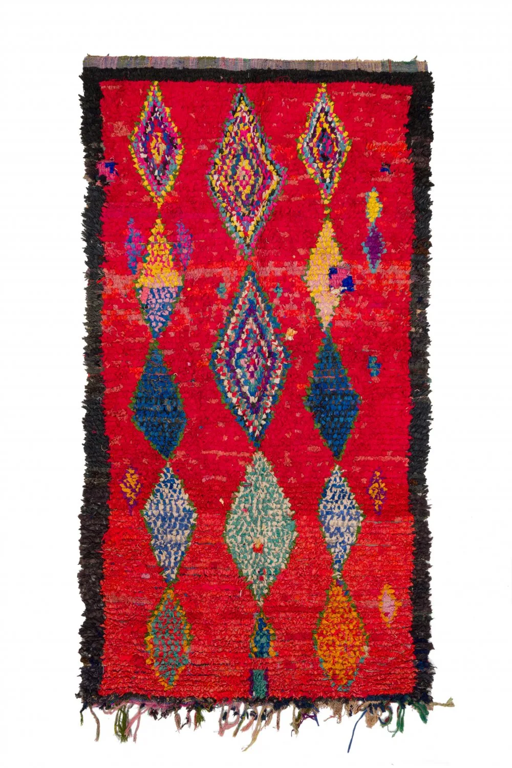 Marokkansk Boucherouite-teppe 290 x 150 cm (Størrelse: 290 x 150 cm)