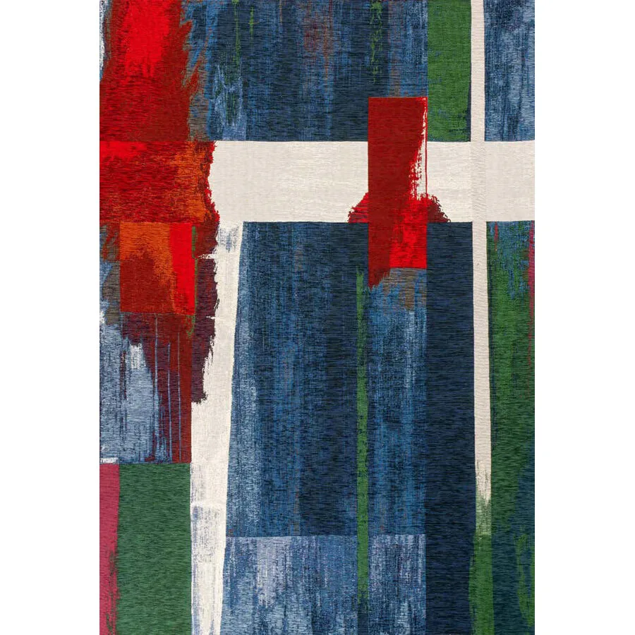 Teppich Modra Blau Anderes Muster Mischgewebe 230 x 155 cm