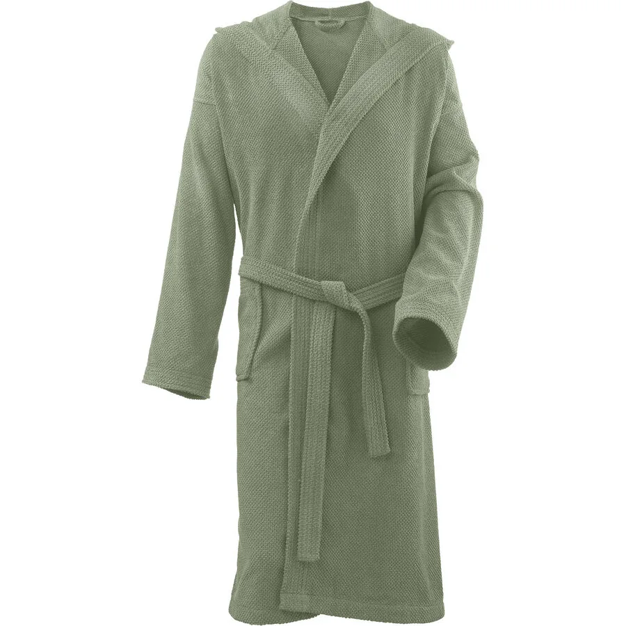 Bademantel Spa Salbei Polyester/Baumwolle L/XL