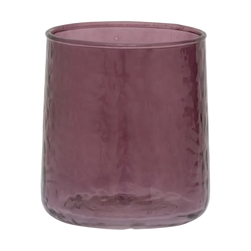 URBAN NATURE CULTURE Tumbler Hammered Trinkglas Brown