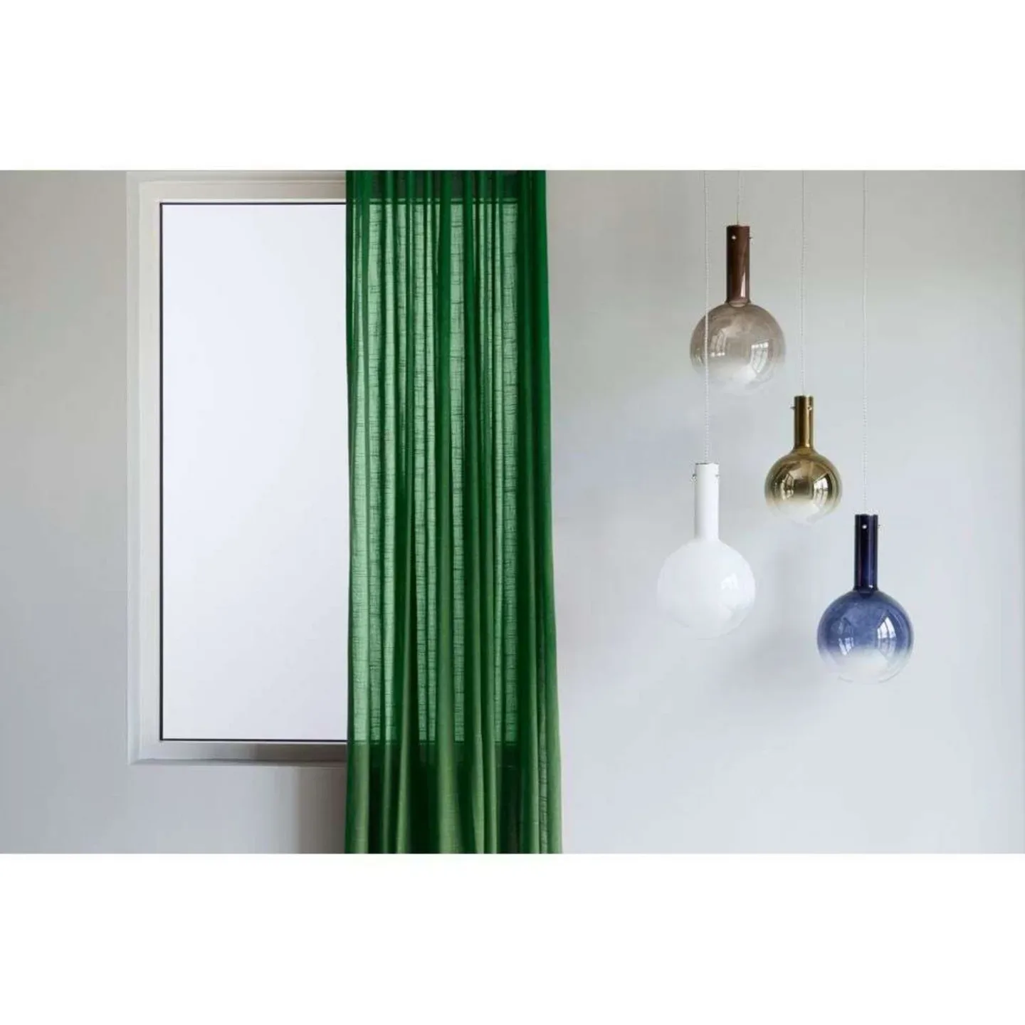 Raindrop 25 Pendelleuchte White - Loom Design - Wohnzimmer - Glas