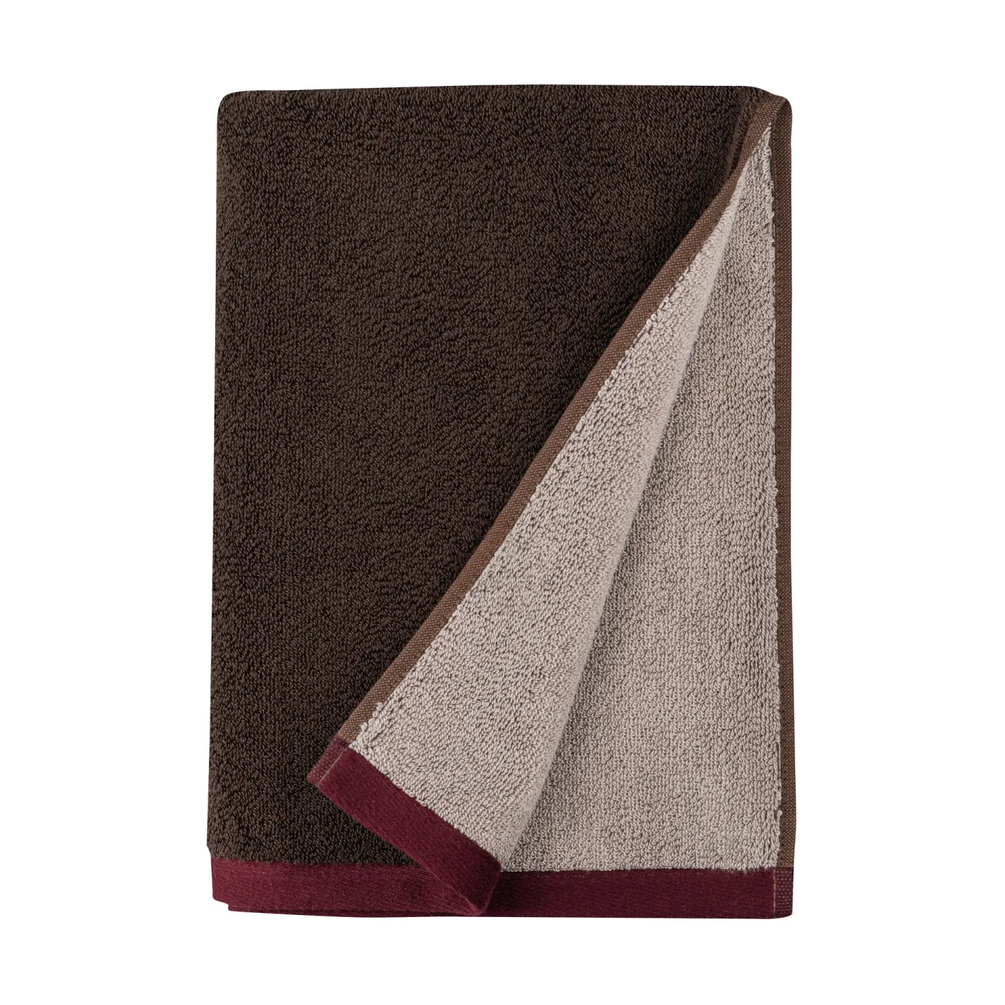 Mette Ditmer Soft Gästhandtuch 2er-Pack 40x55 cm Brown-sand