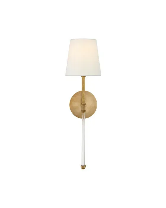 Camille Sconce Antique Brass