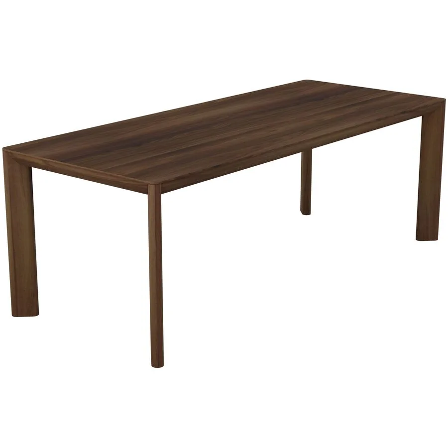 Esstisch Massivo Braun Holz B 220 cm - Farbe: Nussbaum angeglichen geölt - Möbel Konfigurator: Traummöbel individuell zusammenstellen