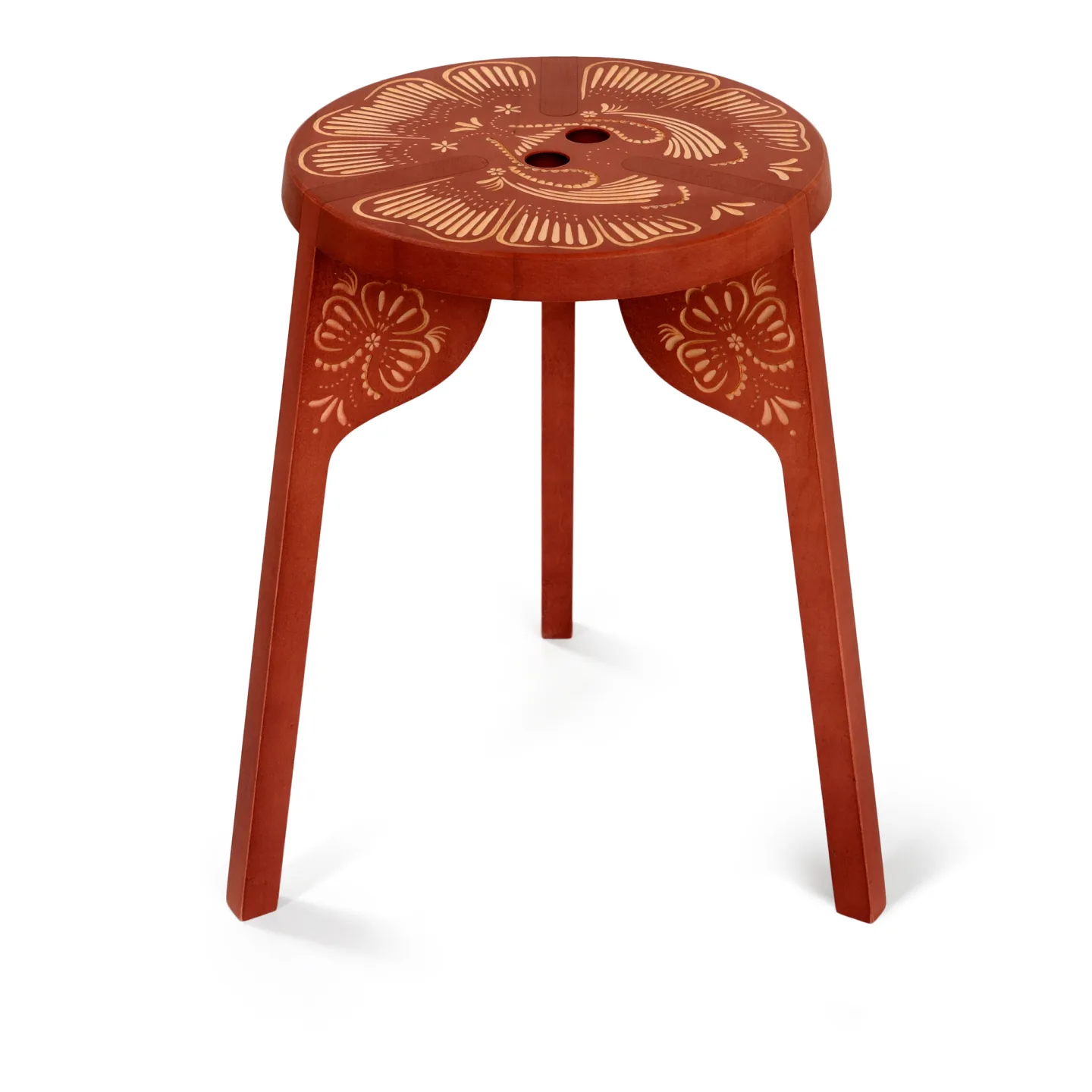 Zanat - Tattoo Stool Folk, Svartbetsad lönn - Pallar - Gert Wingårdh,Sara Helder - Svart - Trä