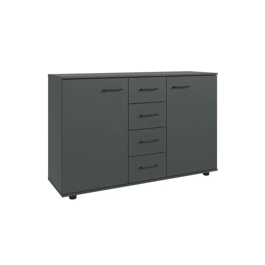 Kommode Tiby graphit Holzwerkstoff B 130 H 83 cm