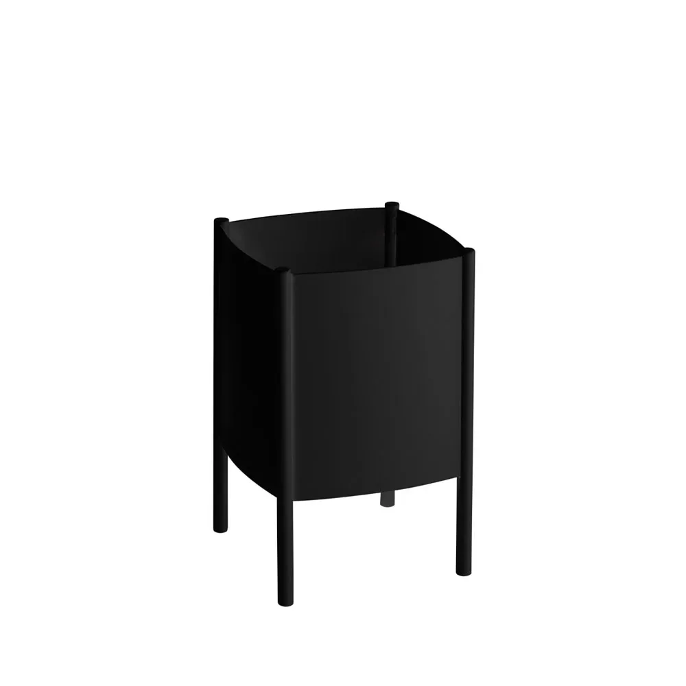 SMD Design Konvex Pot kruka Svart, liten Ø23 cm