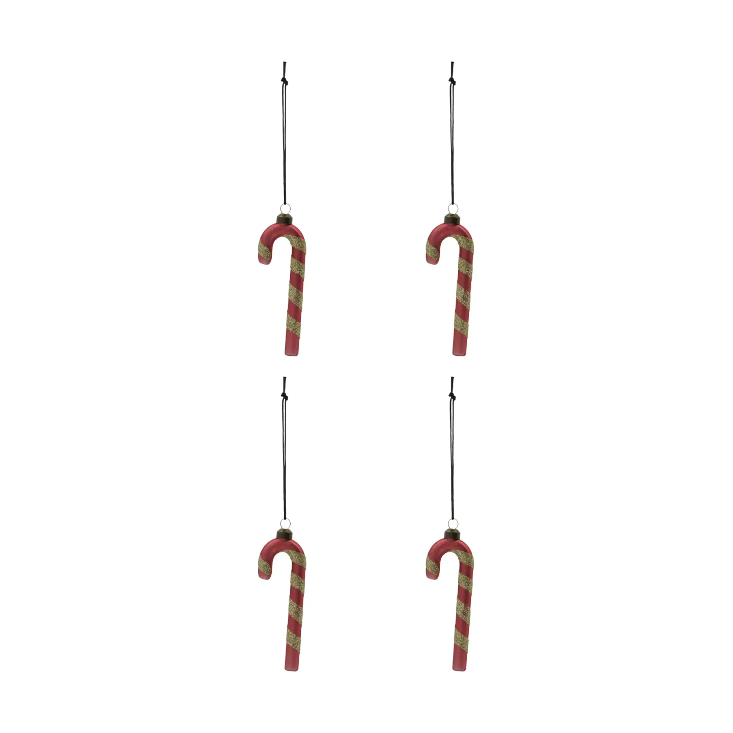 House Doctor Stick julhänge 4-pack Dammig röd