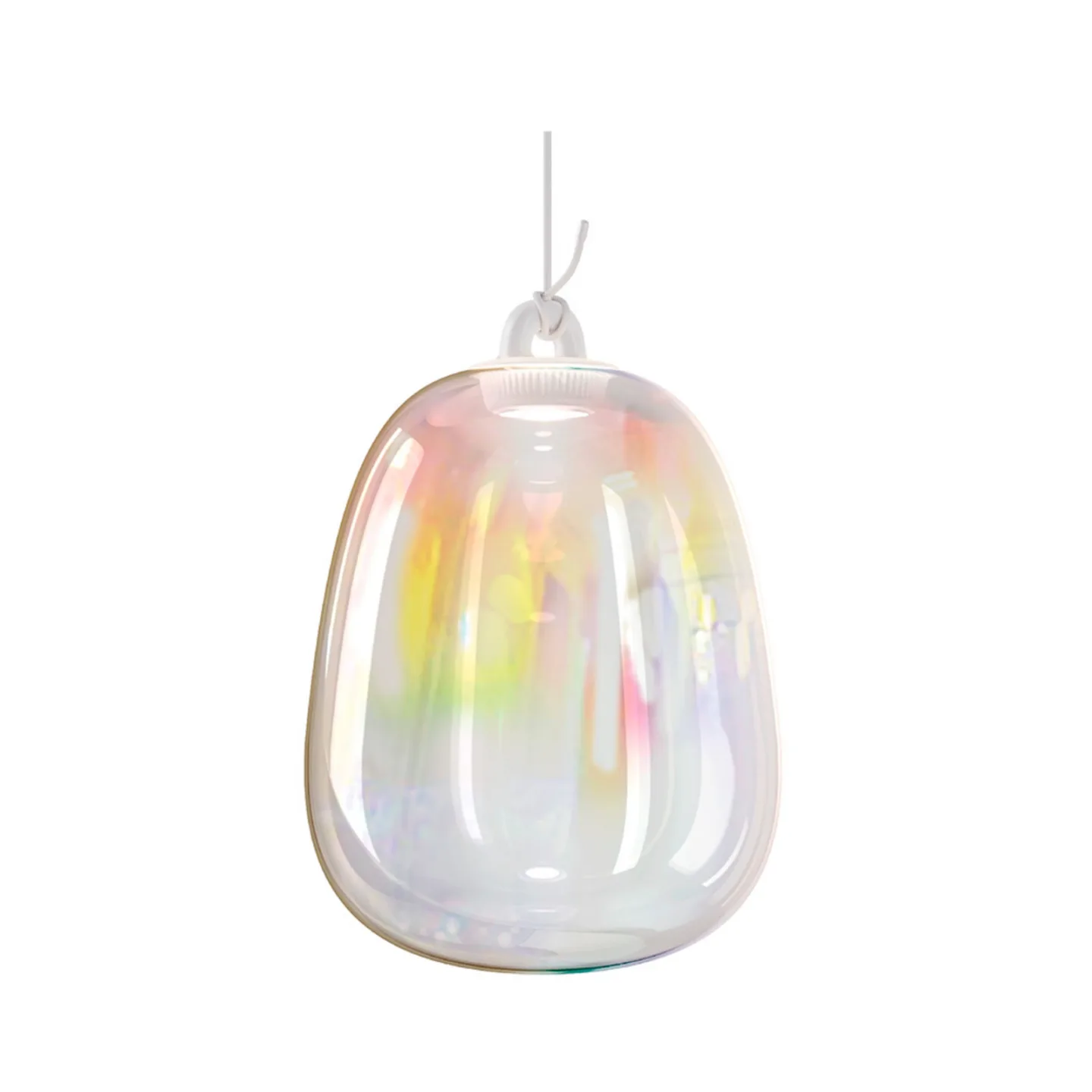 Oblò Pendelleuchte Large 3000K Rainbow/Weiß - Lodes - Wohnzimmer - Glas