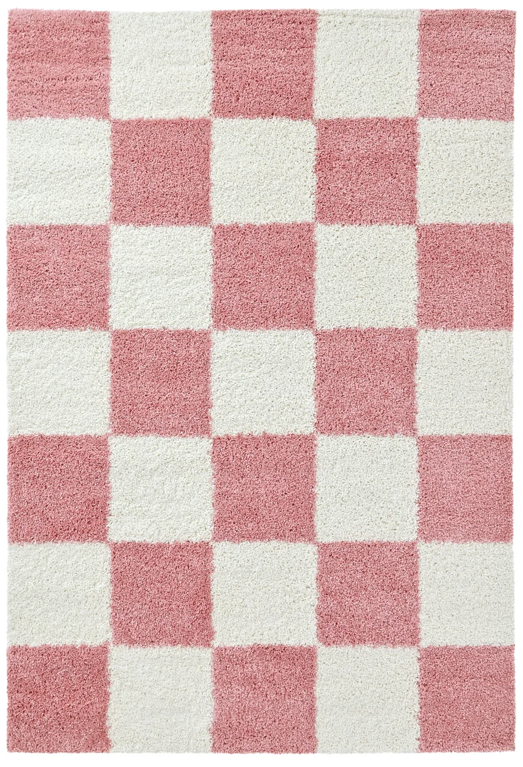 Ryetepper - Gordes (rosa/hvit) (Størrelse: 80 x 150 cm)