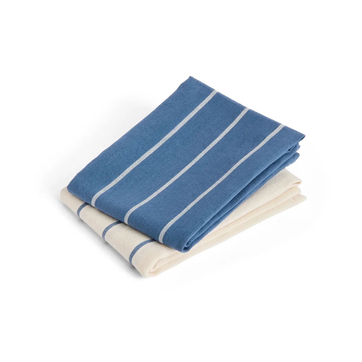 HAY Outdoor Market Küchenhandtuch Blue-beige, 2-pack