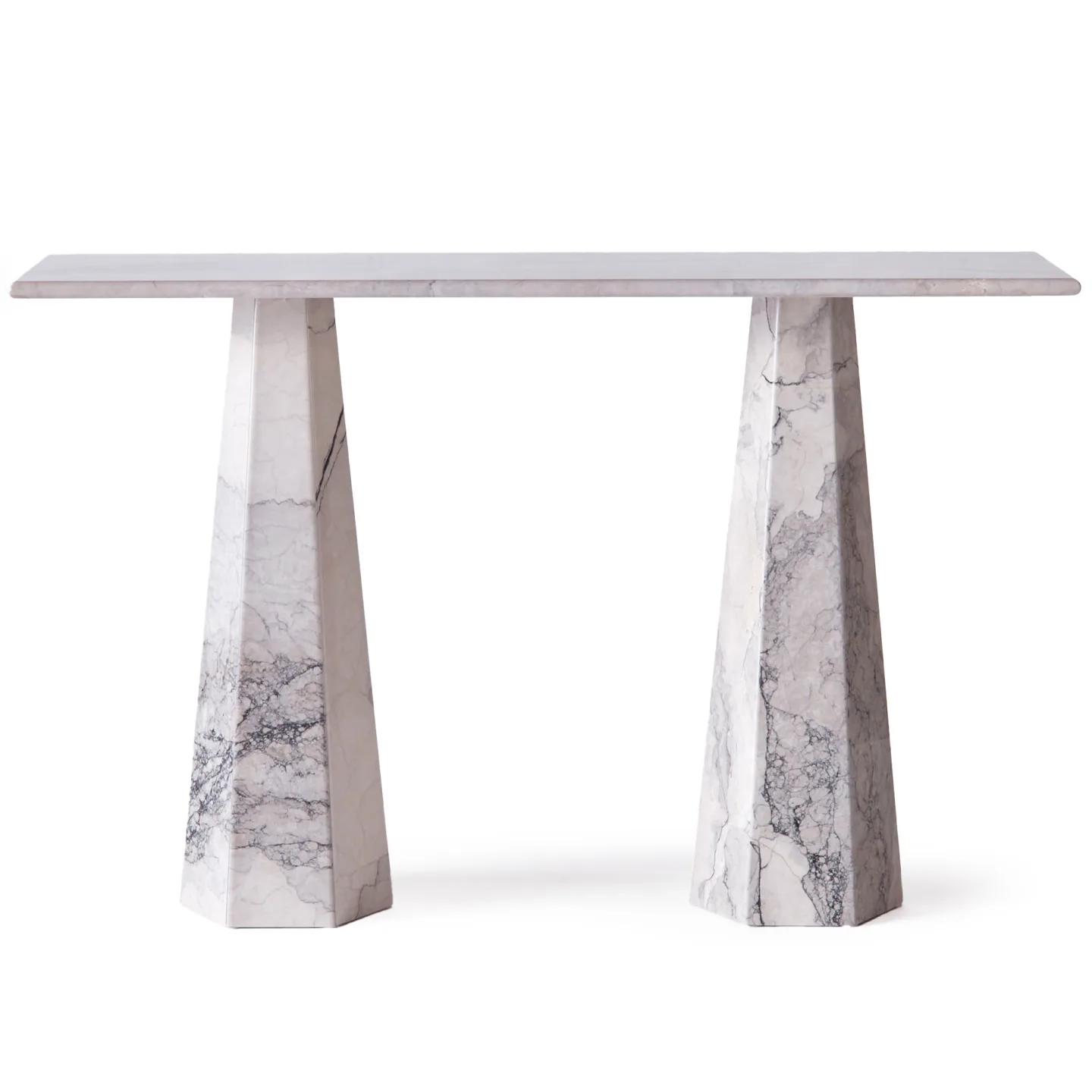 Dusty Deco - Hexagon Console- Albanian Grey - Konsolbord - Edin & Lina Kjellvertz - Grå - Sten