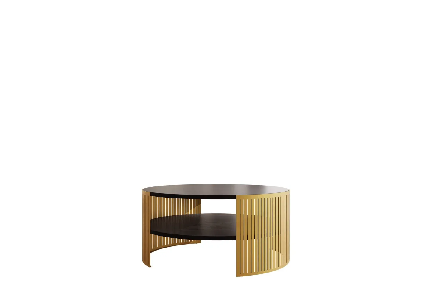 Friend Soffbord 75 cm - Guld/Svart