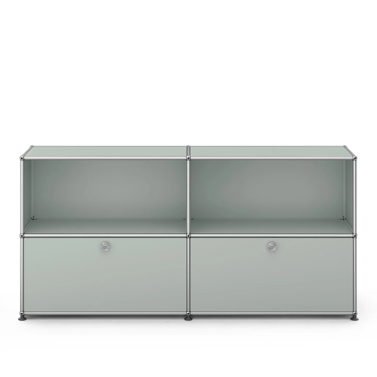 USM - USM Haller Sideboard C2 Light Gray - Skänkar och sideboards - Fritz Haller & Paul Schärer - Grå