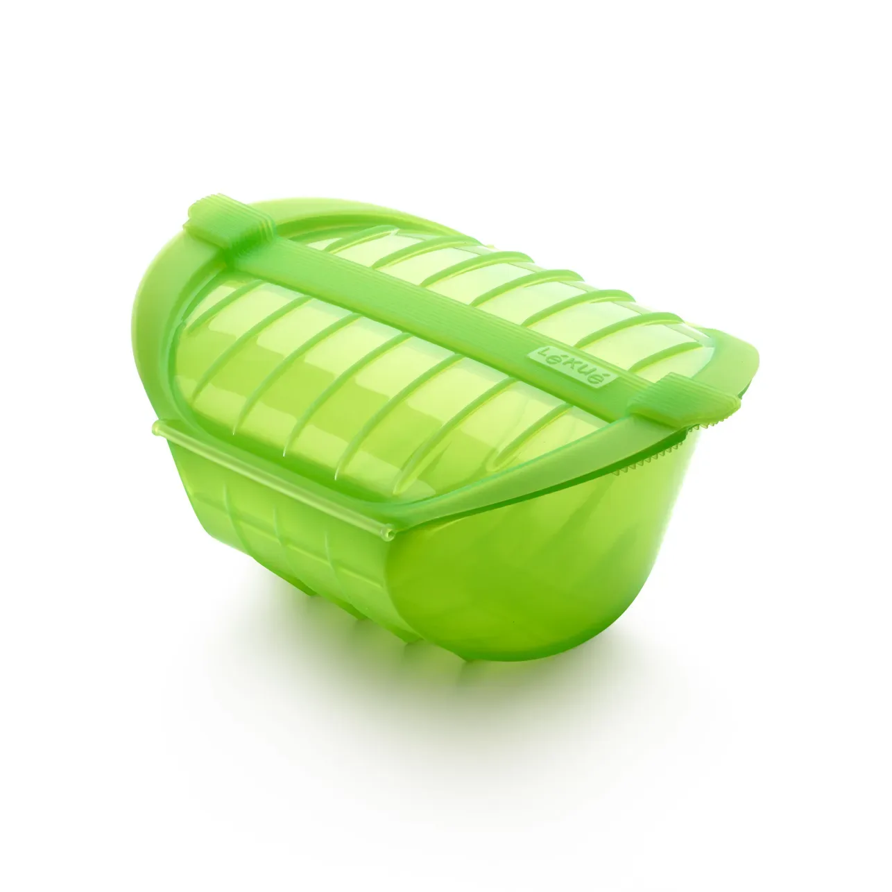 Lékué Lékué tiefer Dampfgarer Mikro 1–2 Portionen Grün