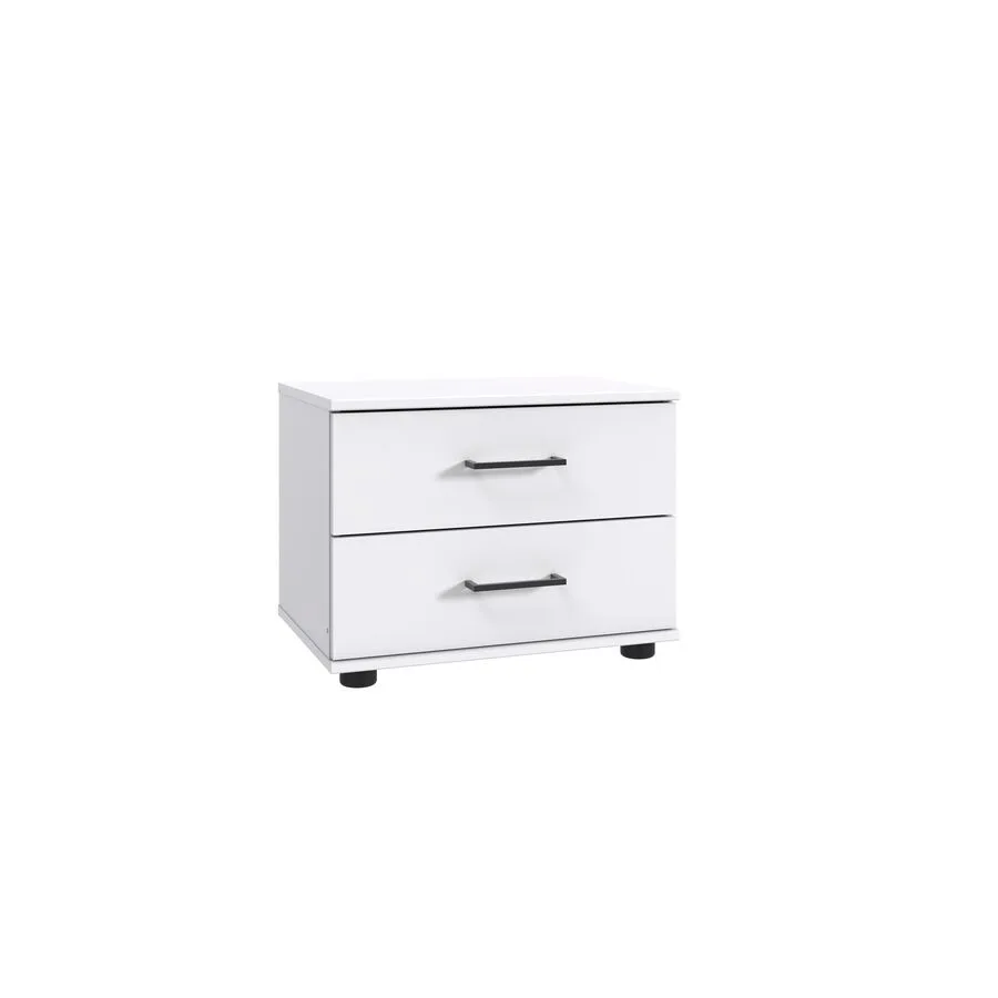 Nachttisch Tiby weiss Holzwerkstoff B 52 H 40 cm