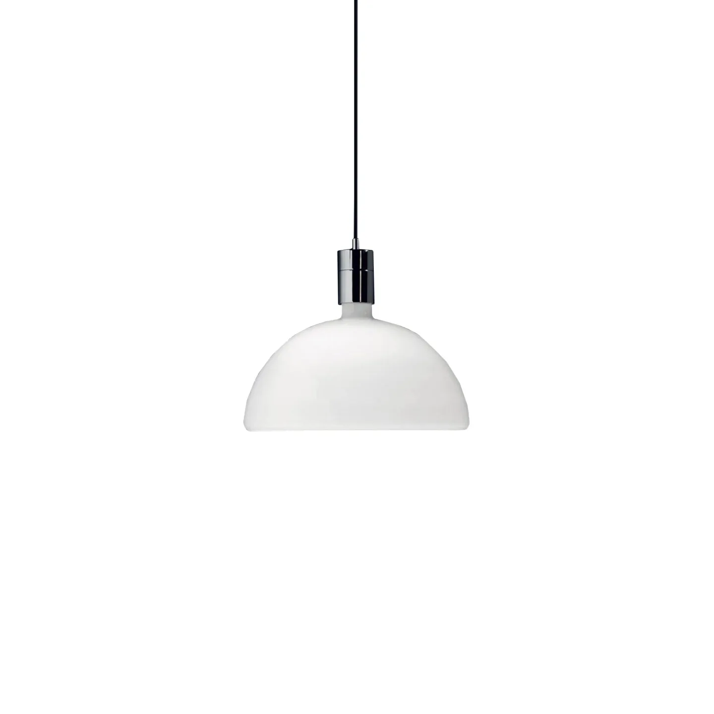 Nemo Lighting - Am4c Chrome / Opal White - Pendellampor - Franca Helg,Franco Albini,Marco Albini,Antonio Piva - Vit