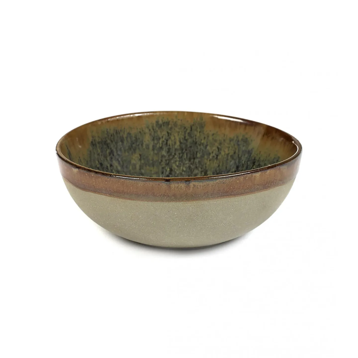 Serax Surface frukostskål 13 cm Grey-indi grey