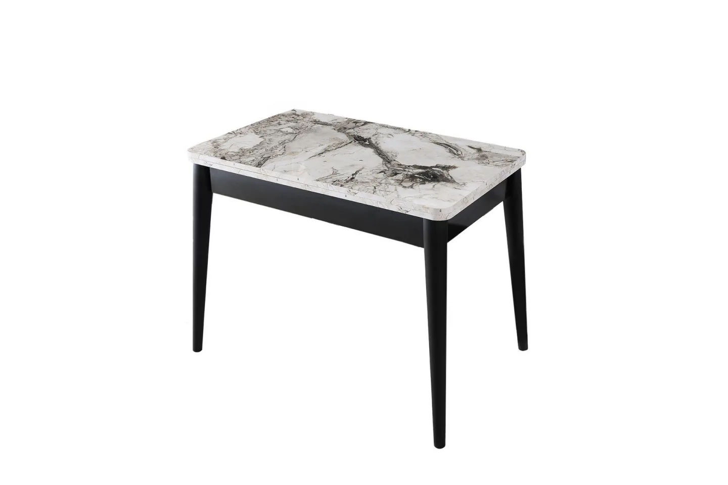 Dolcer Matbord 100 cm Rektangulär - Vit marmor
