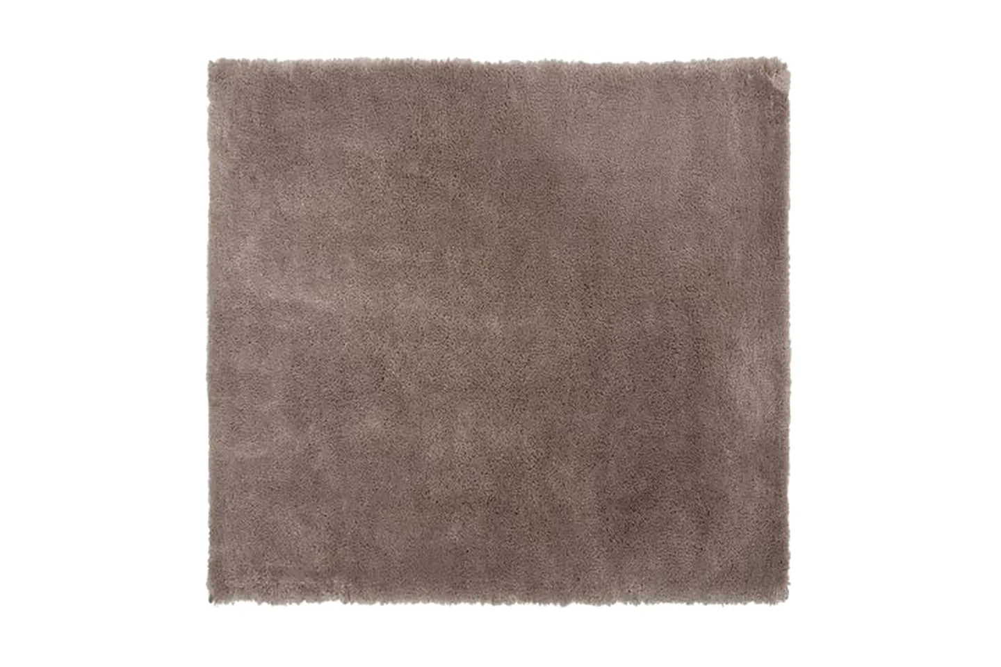 Lyme Matta Lång Lugg 200x200 cm - Ljusbrun