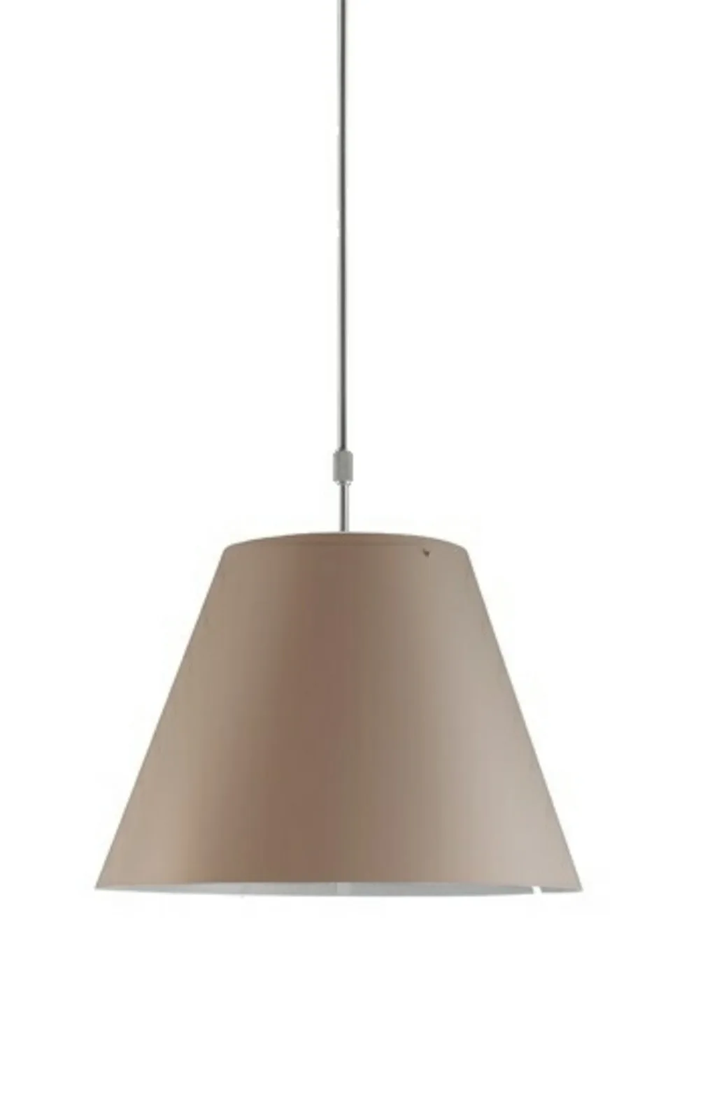 Costanza Taklampa Shaded Stone - Luceplan - Matsal - Aluminium