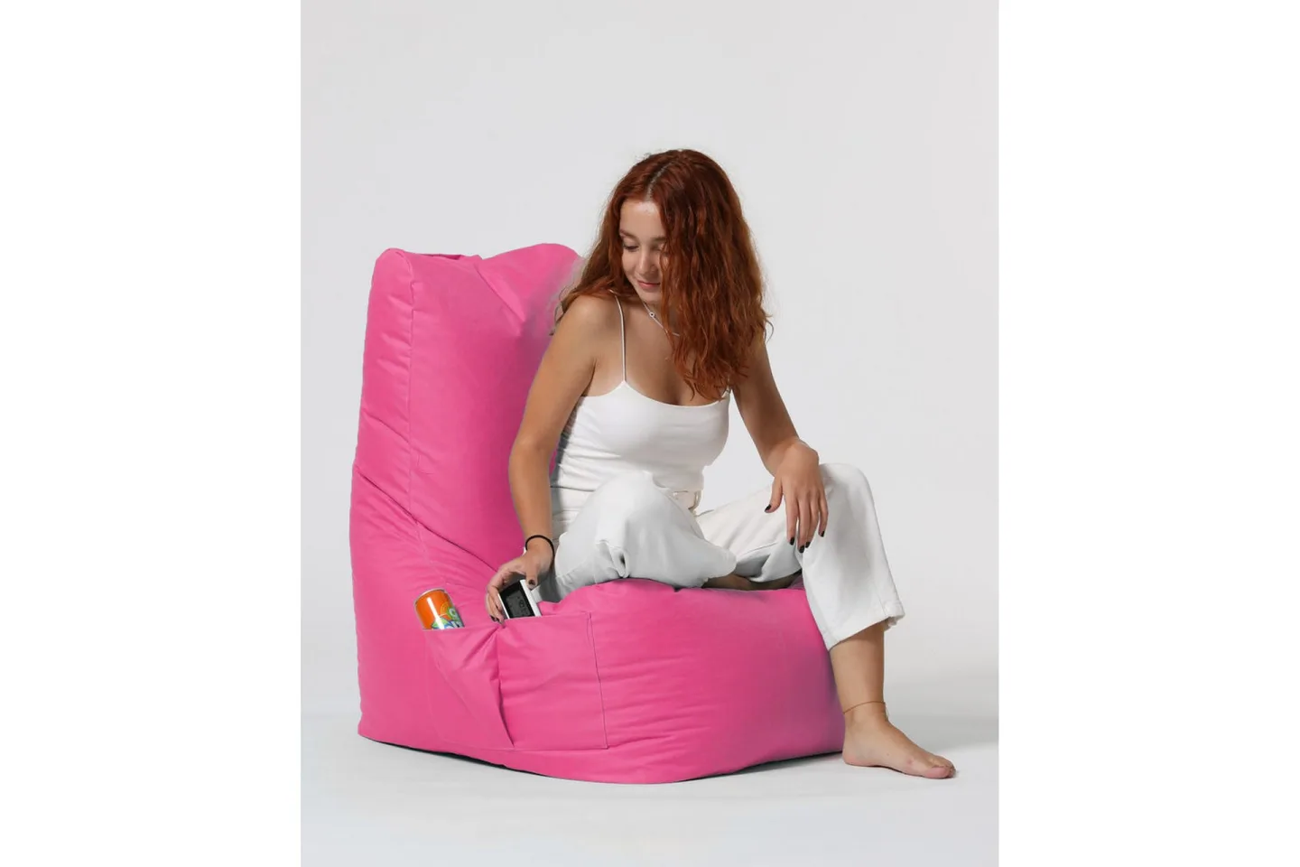 Sittsäck Utomhus Dimants 60 cm - Rosa