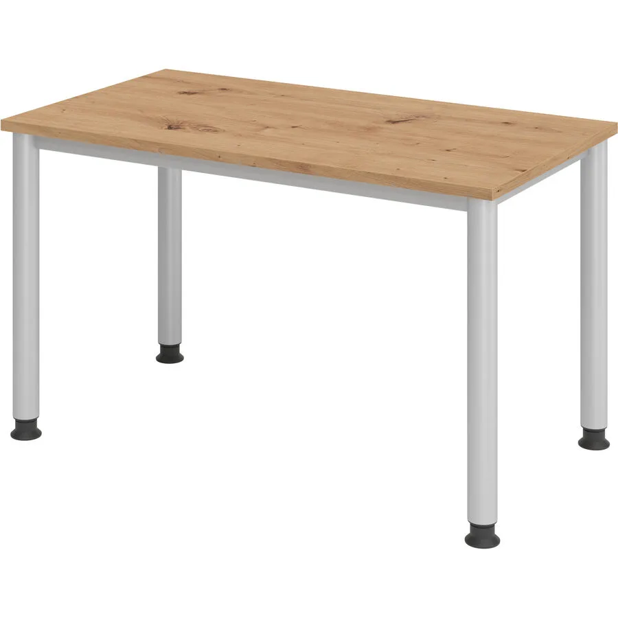 Schreibtisch Office Asteiche Holzwerkstoff Höhenverstellbar B 120 T 67 cm
