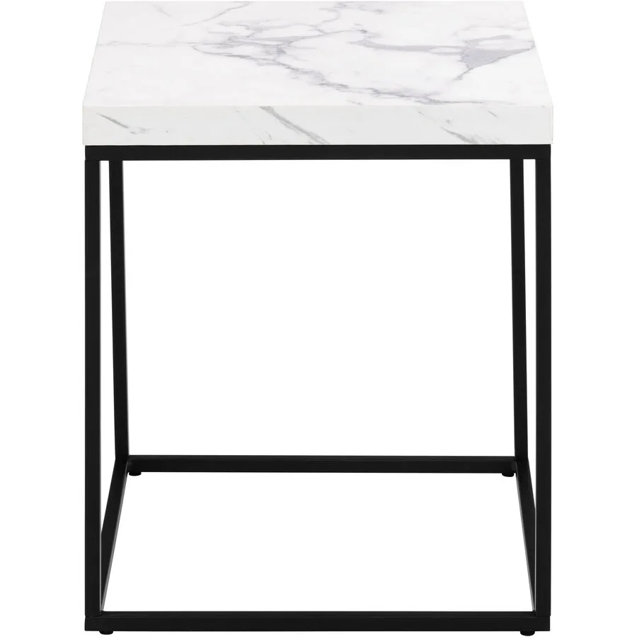 Beistelltisch Simpson Weiss MDF 40 cm