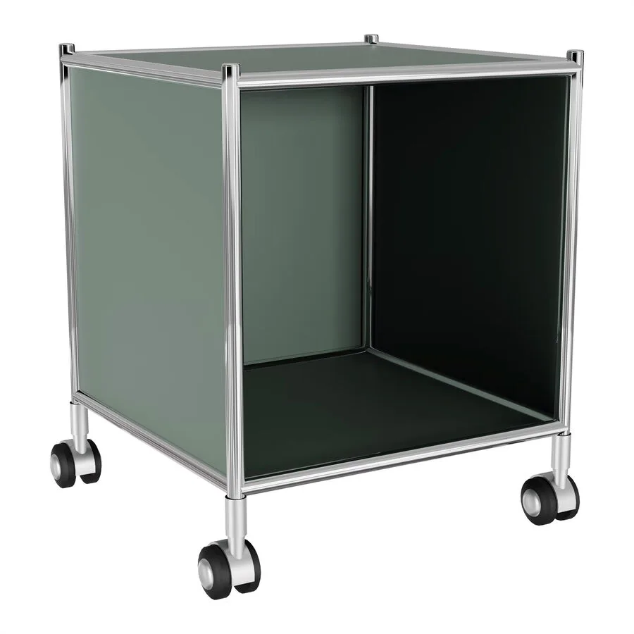 Nachttisch Cubo lorbeer Metall B 41 H 45 cm - Möbel Konfigurator: Traummöbel individuell zusammenstellen