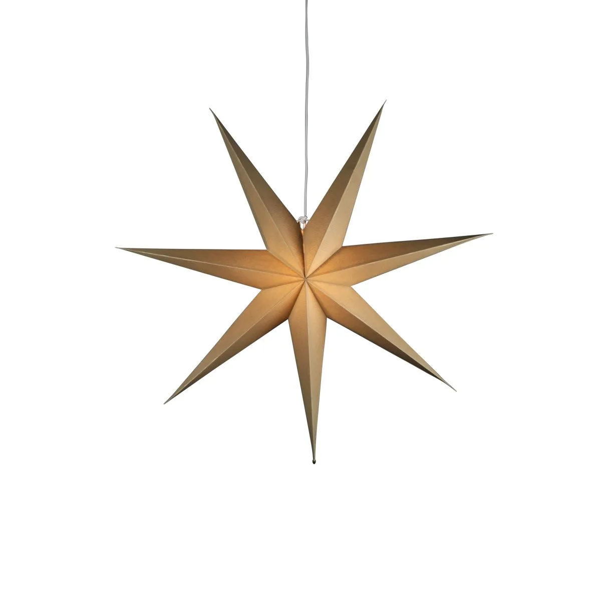Konstsmide - Pappersstjärna Ø78 - Adventsstjärna - Beige