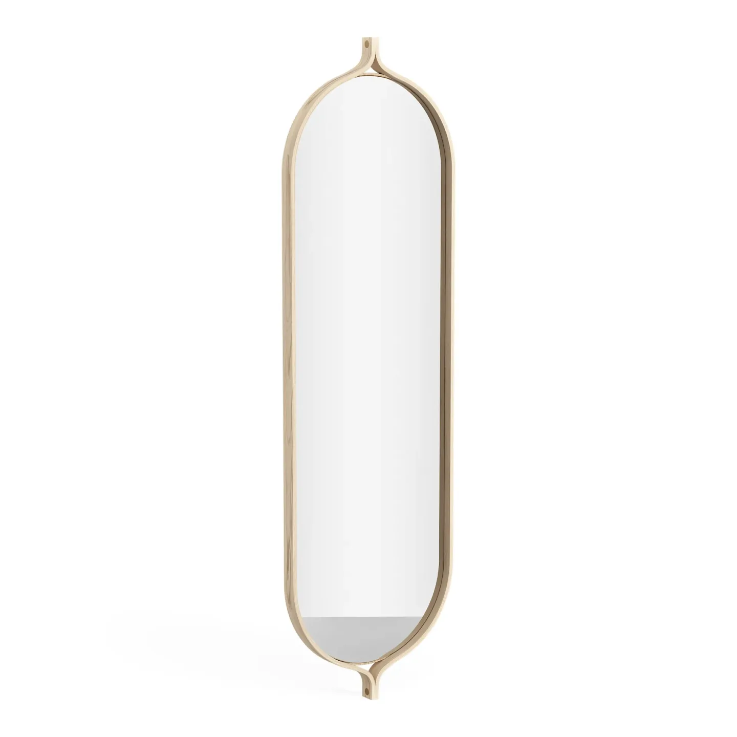 Swedese Comma Oblong spegel 135 cm Ask lackad
