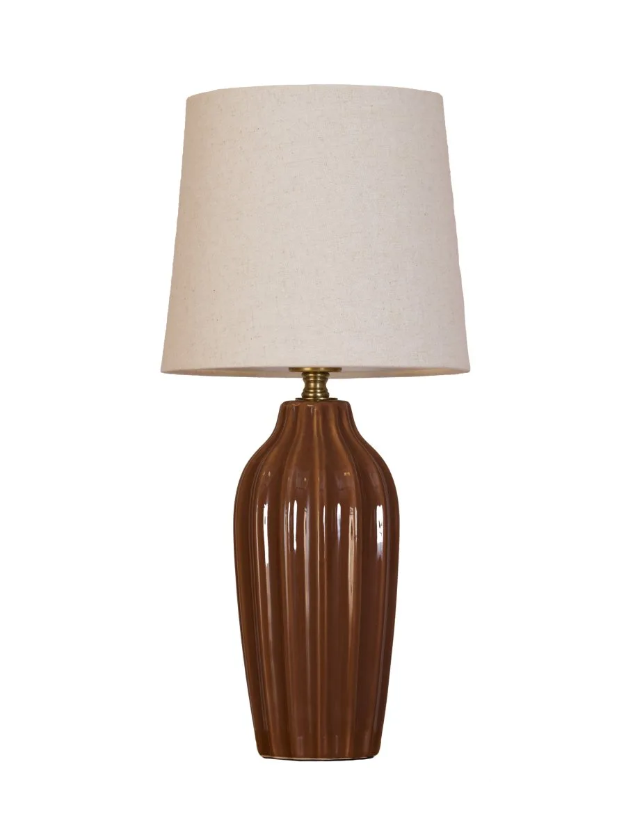PR Home - Lyon 40cm - Bordslampa - Brun