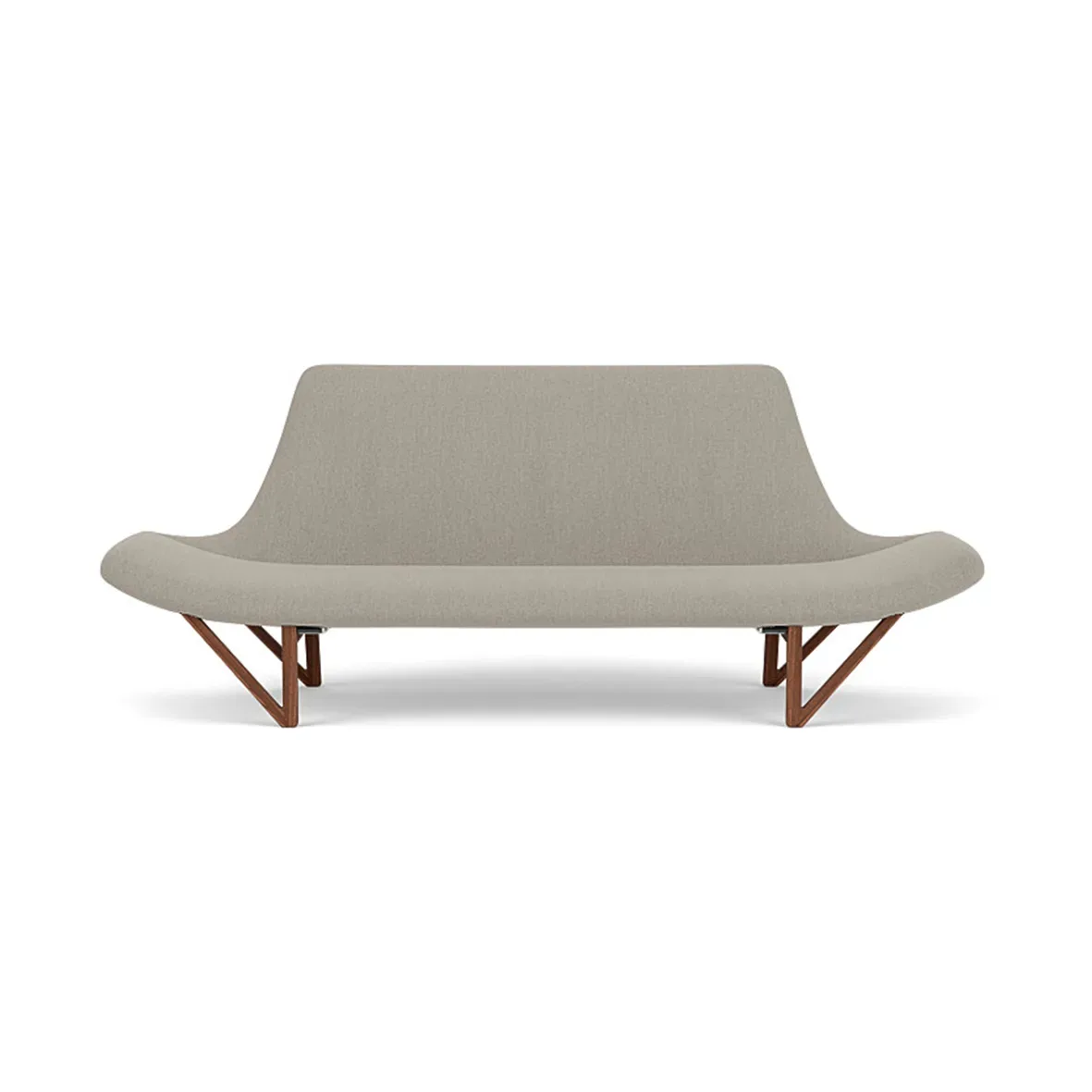 Audo Copenhagen Pagode soffa 202 cm Re-wool 0218-valnöt