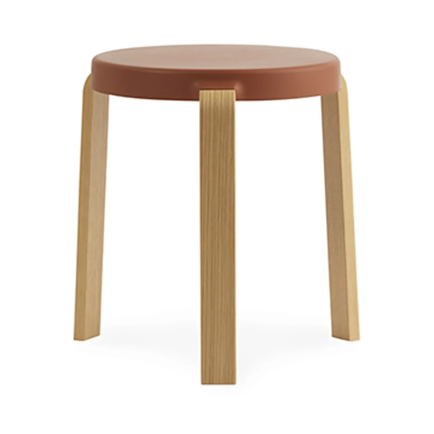 Normann Copenhagen Tap Hocker Caramel, Eichenholzbeine