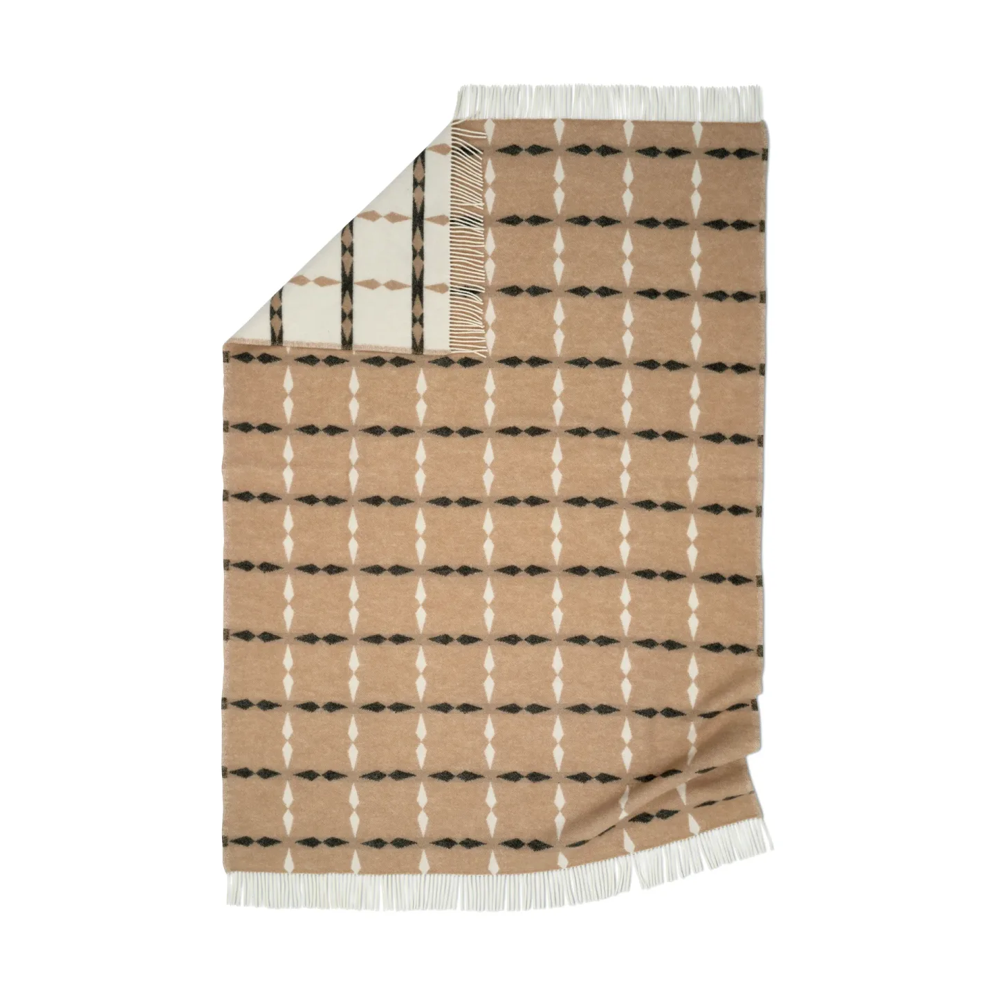 Pläd tile beige
