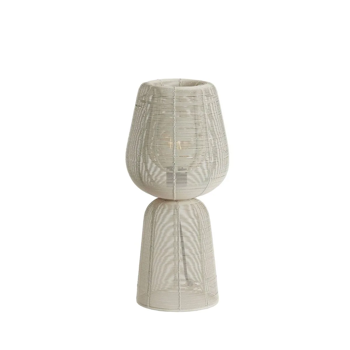 Light & Living - Aboso 42cm - Bordslampa - Krämvit