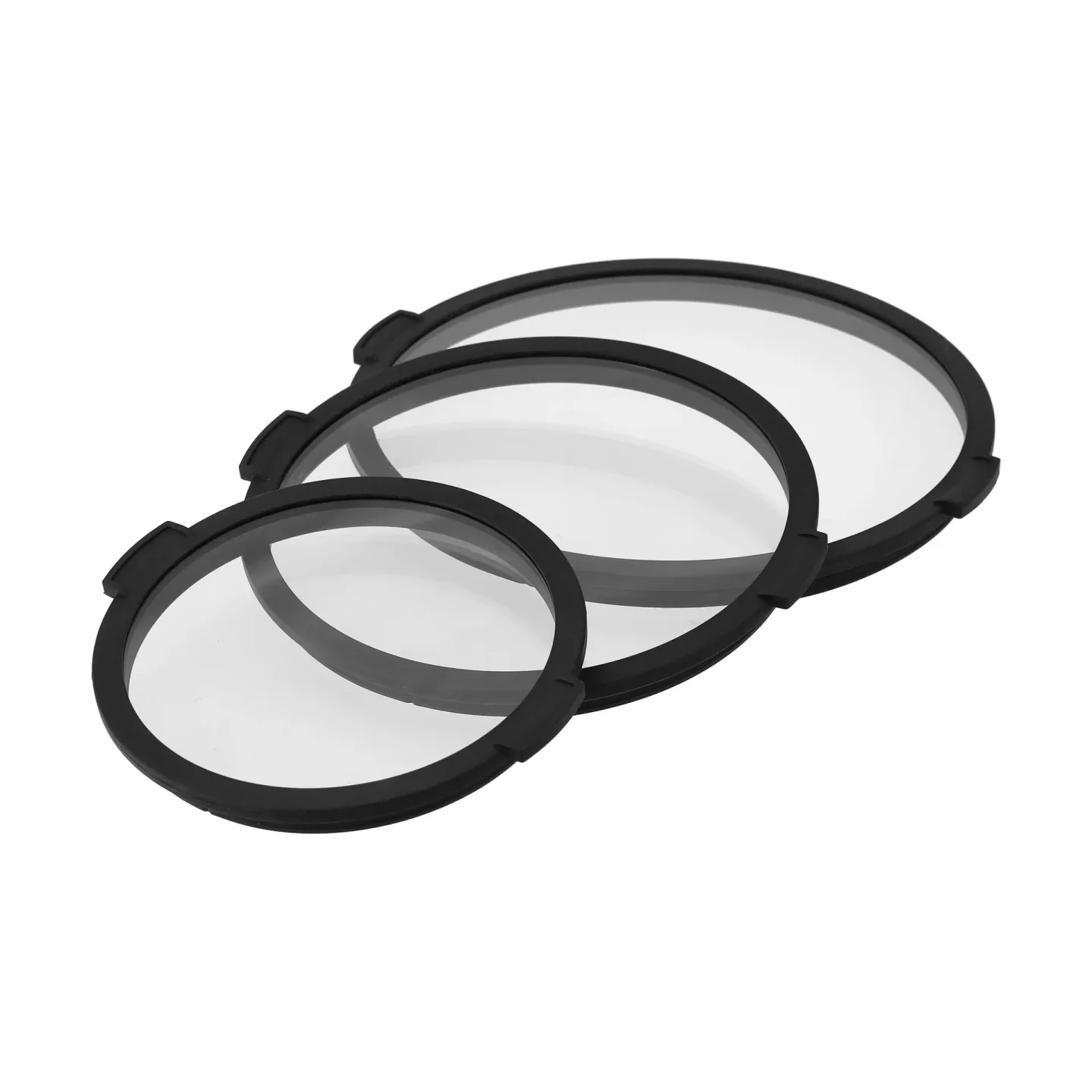 Nordwik Nordwik Glasdeckel für Schüsseln Premium 3-teilig