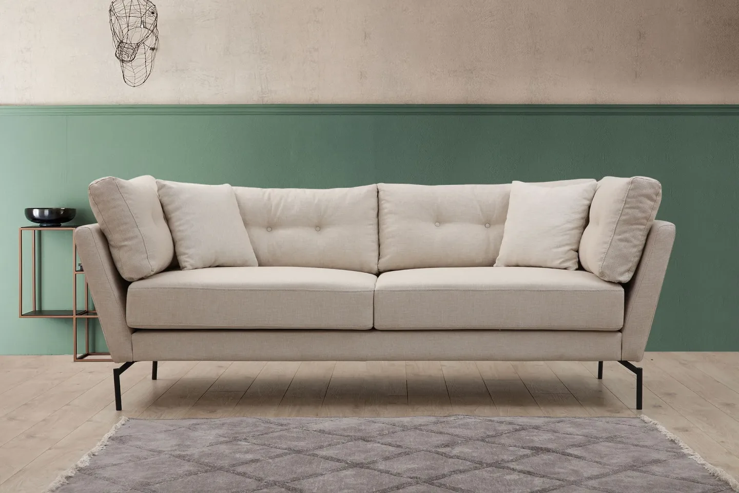Dorval Soffa 3-sits - Beige