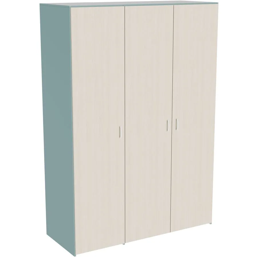 Kleiderschrank Window grüngrau Holzwerkstoff B 148 cm - Möbel Konfigurator: Traummöbel individuell zusammenstellen