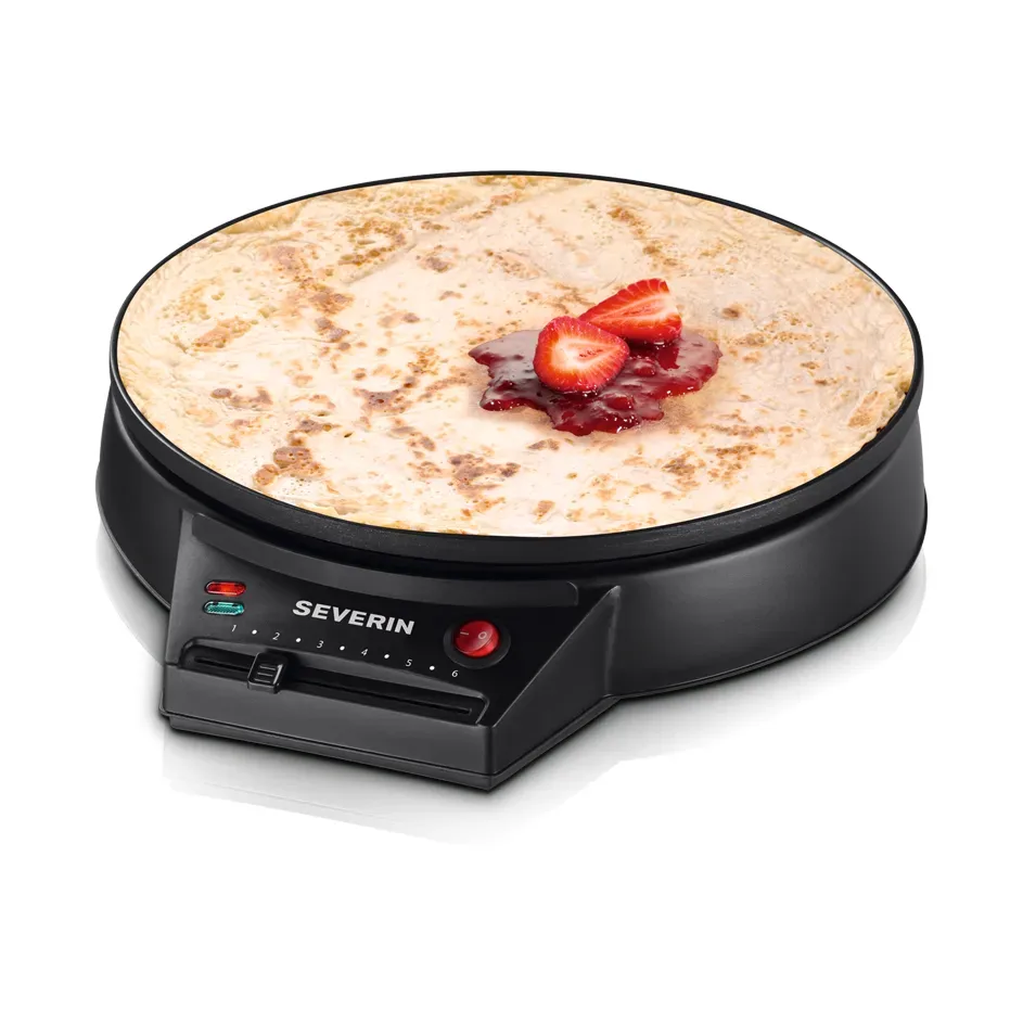 Severin Severin CM 2198 pannkaksjärn Ø30 cm Svart