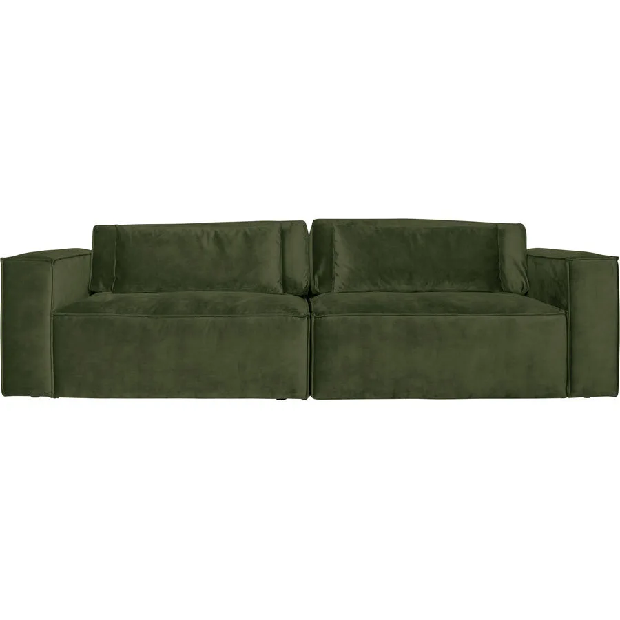 Sofa Karsten Ohne Polyester Stoff grün B 284 T 118 cm
