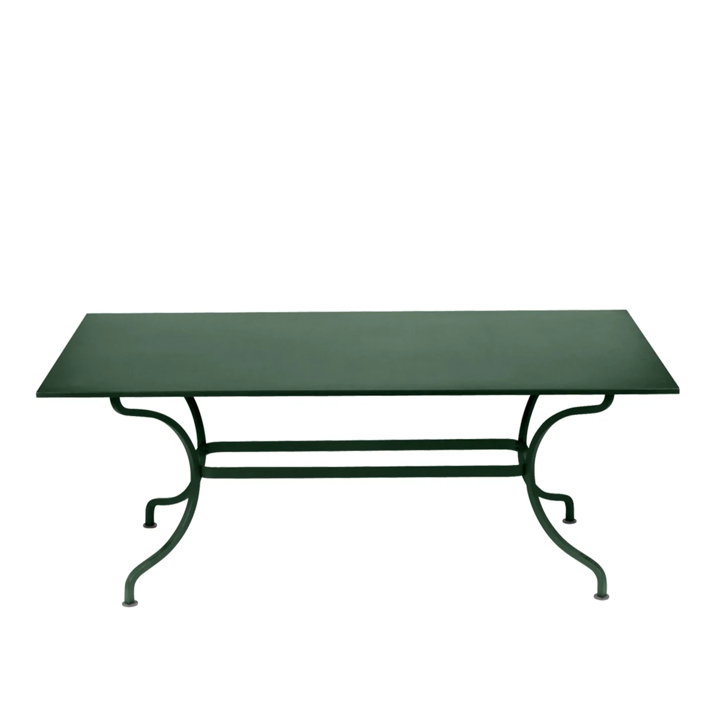 Fermob - Romane Table 180 x 100 cm, Cedar Green - Matbord utomhus - Grön - Metall