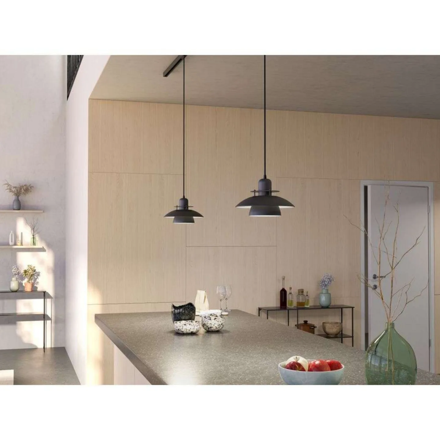 Primus IV Pendel Ø28 Glossy White/Chrome - Belid - Spisestue - Metall
